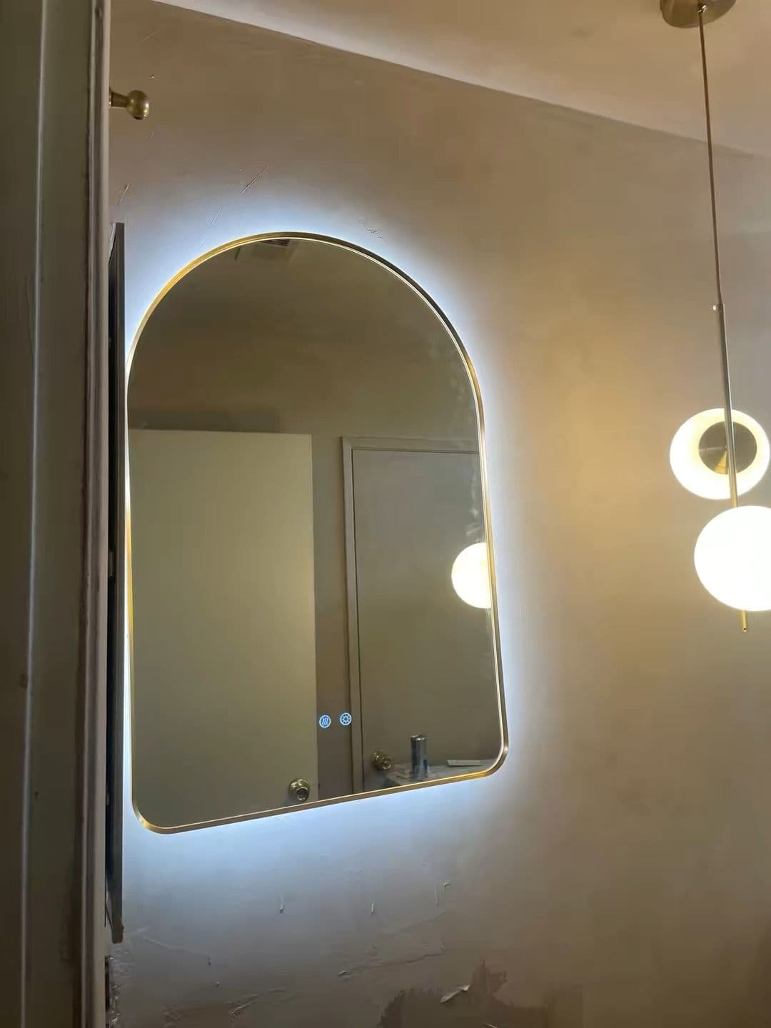 Elegant Bathroom Lighting Transformation by A1 Home Electric image
